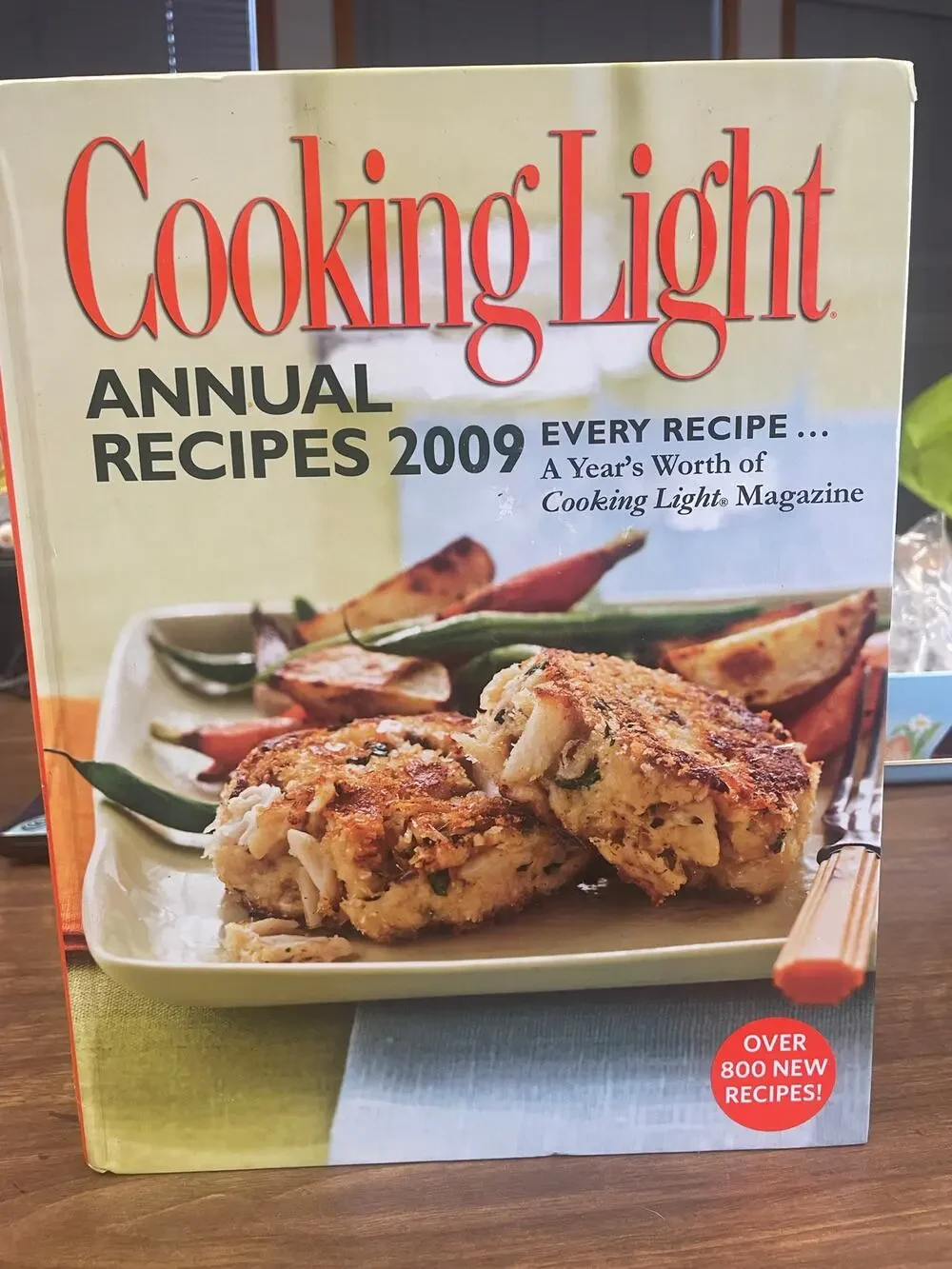 Cooking Light Annual Recipes 2009 – Hardcover Cookbook – Every Recipe from 2008